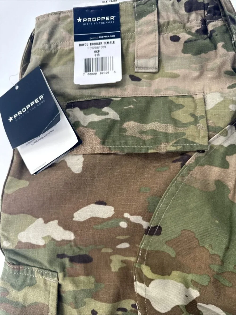 Propper IHWCU Trousers Female Womens 31R OCP Army Hot Weather Combat Camo NEW - Picture 3 of 9